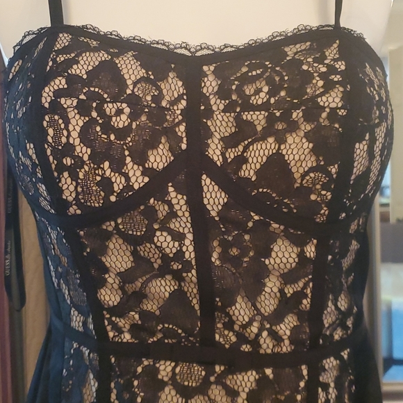 Guess lace and satin corset mini dress size 4 - Picture 2 of 6